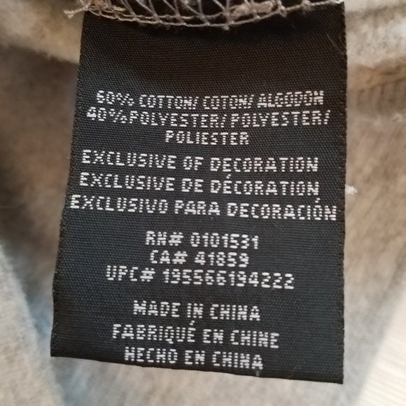 Boys Gray Batman Pullover Hoodie Sizes M & L - Picture 9 of 11